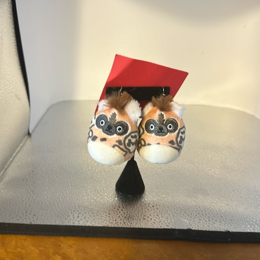 Squish mellow earrings. Handmade absolutely adorable 3 inches long and 3 wide​​